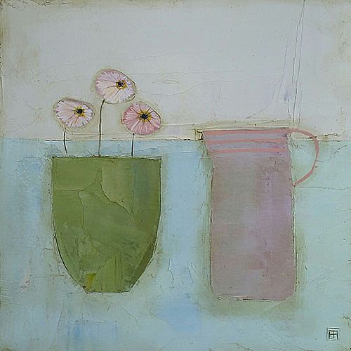 Eithne  Roberts - Little green pot pink jug